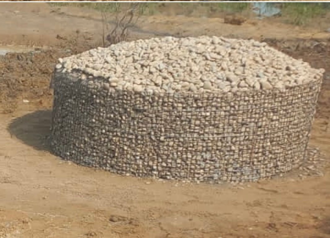 Completed SILVERON unlined recharge shaft structure in the field